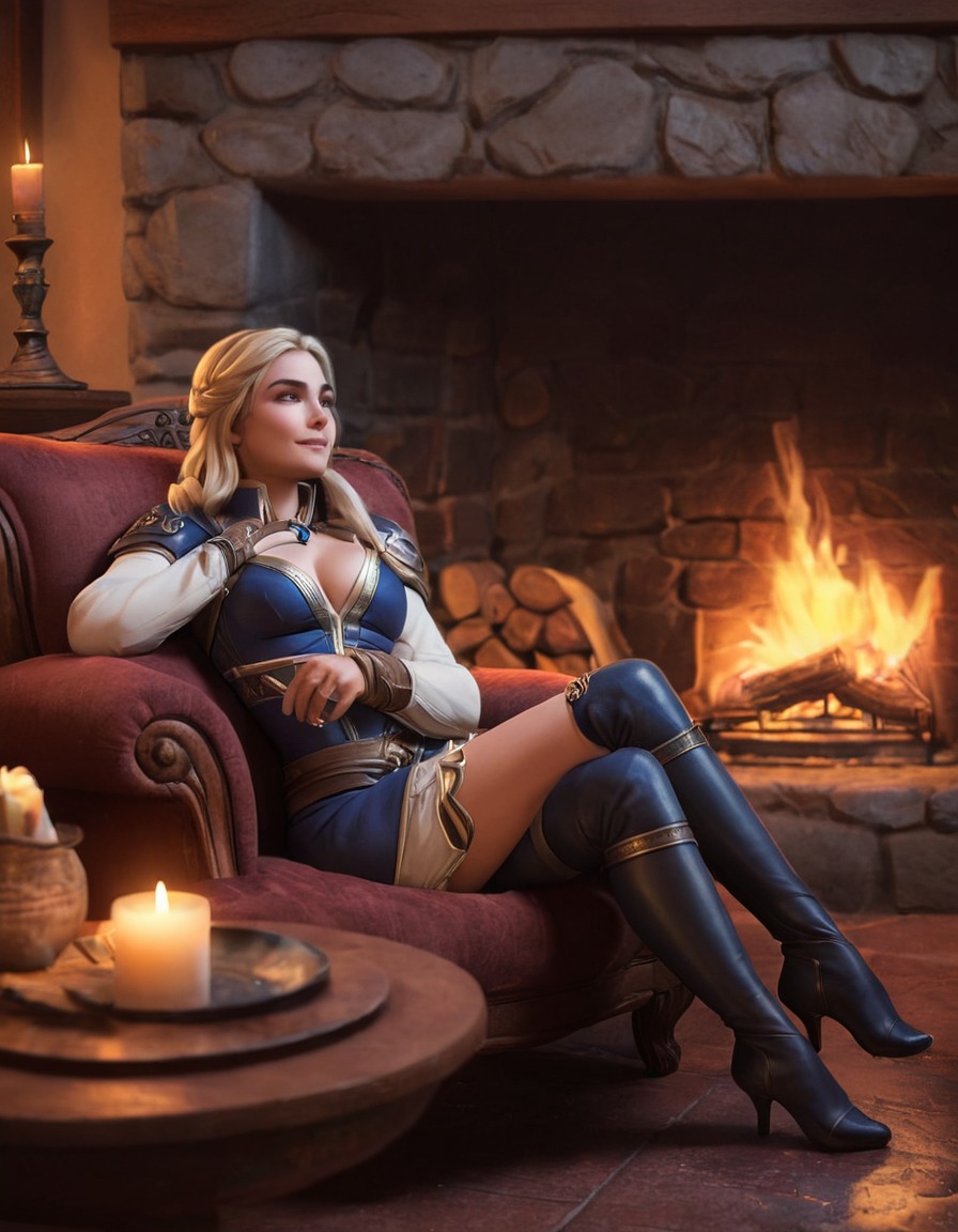 fantasy, world of warcraft, character, mage, relaxation, games, girls from games