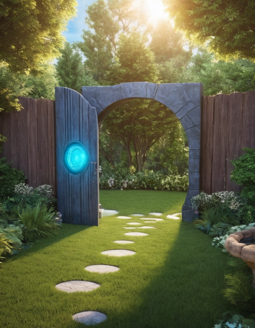 portal, another dimension, backyard, strange, supernatural, mystery, discovery