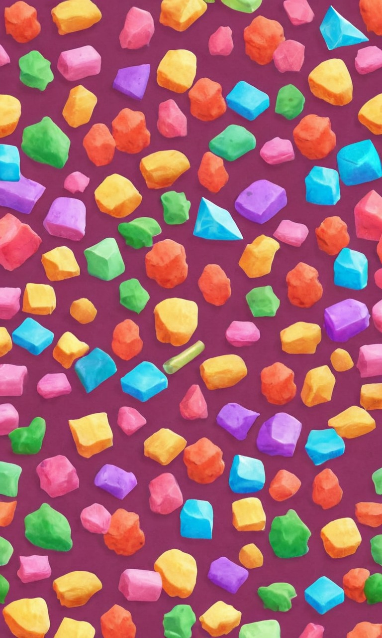 wallpaper, candy, pixelated, sweets