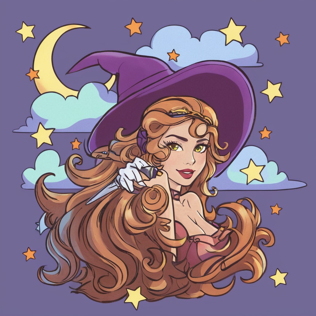 magic, witch, halloween, portrait, magicalgirl, spooky, bewitched, cat, cloudy, crescentmoon, kitty, kittycat, nighttime, nighttimescene, nighttimesky, october, stars, witchhat, halloweenart, halloweenwitch, witchhalloween, halloweenartwork, colorbynumber, crescent_moon, halloween_art, witch_hat, halloweenartchallenge, halloween2024, colorbynumberart, halloweenartwork2024