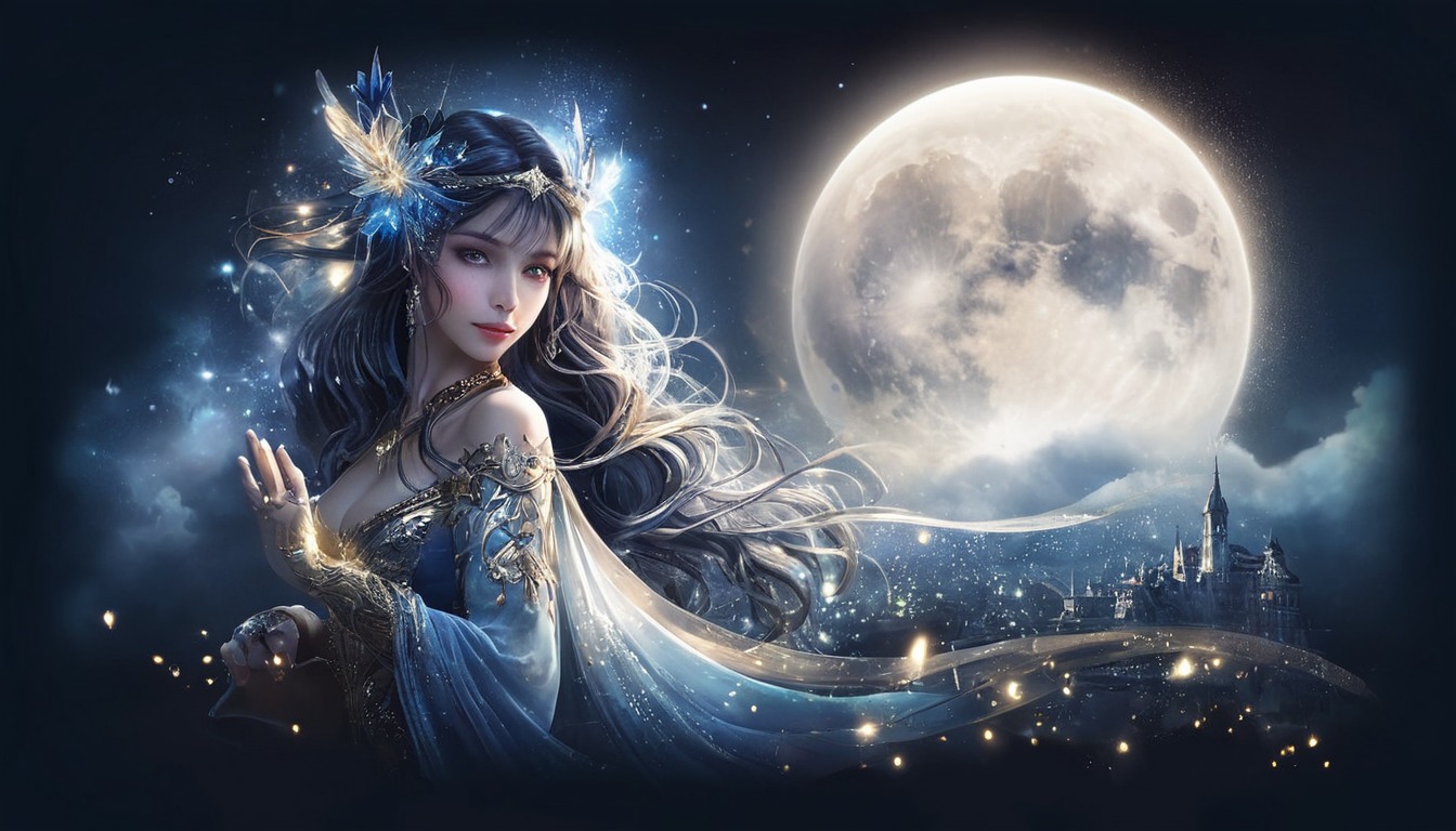 beauty, digitalart, portrait, magic, fantasyart, wallpaper, angel, anime