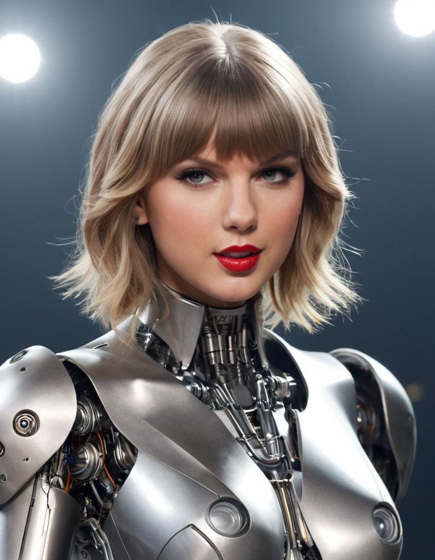 robot, taylor swift, music, singer, celebrity, technology