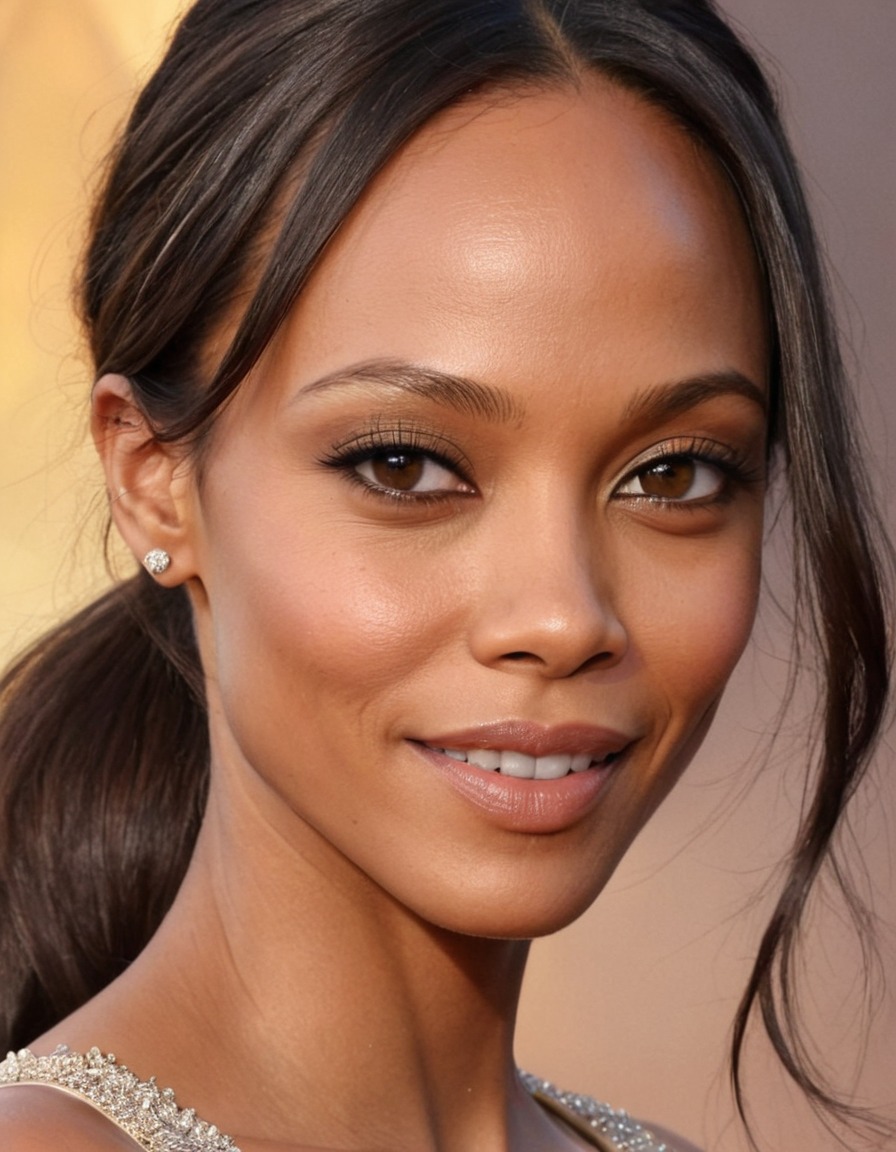 zoe saldana, actress, beauty, award-winning, portrait, celebrity, hollywood