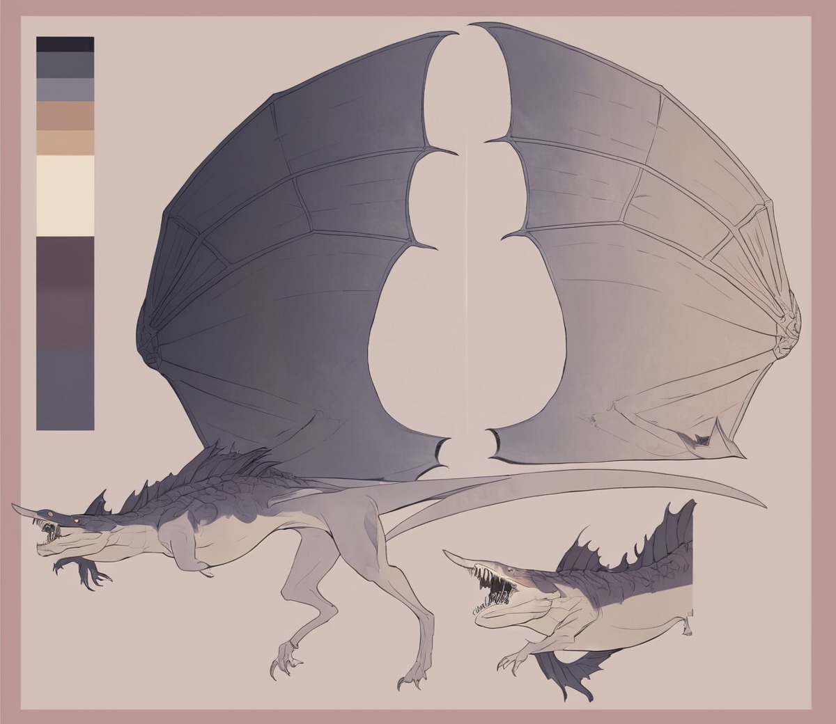 auction, beast, creature, dragon, mythology, wyvern, adopt, adoptable, character, characterdesign