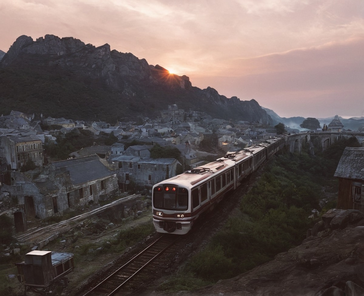 analog, analogphotography, asia, asian, film, filmphotography, japan, japanese, photography, railway, rural, scenery, sky, sunset, train