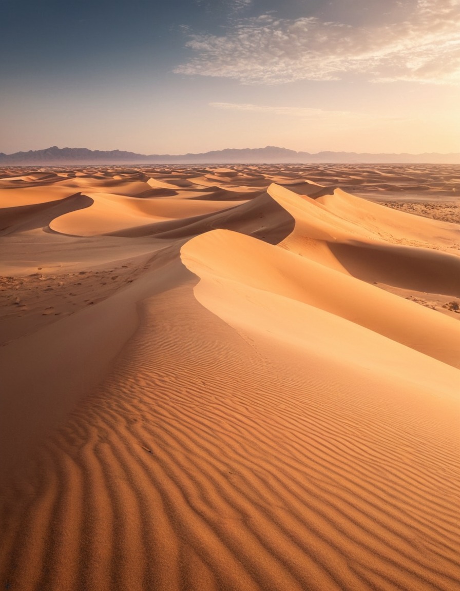 desert, sand dunes, landscape, nature