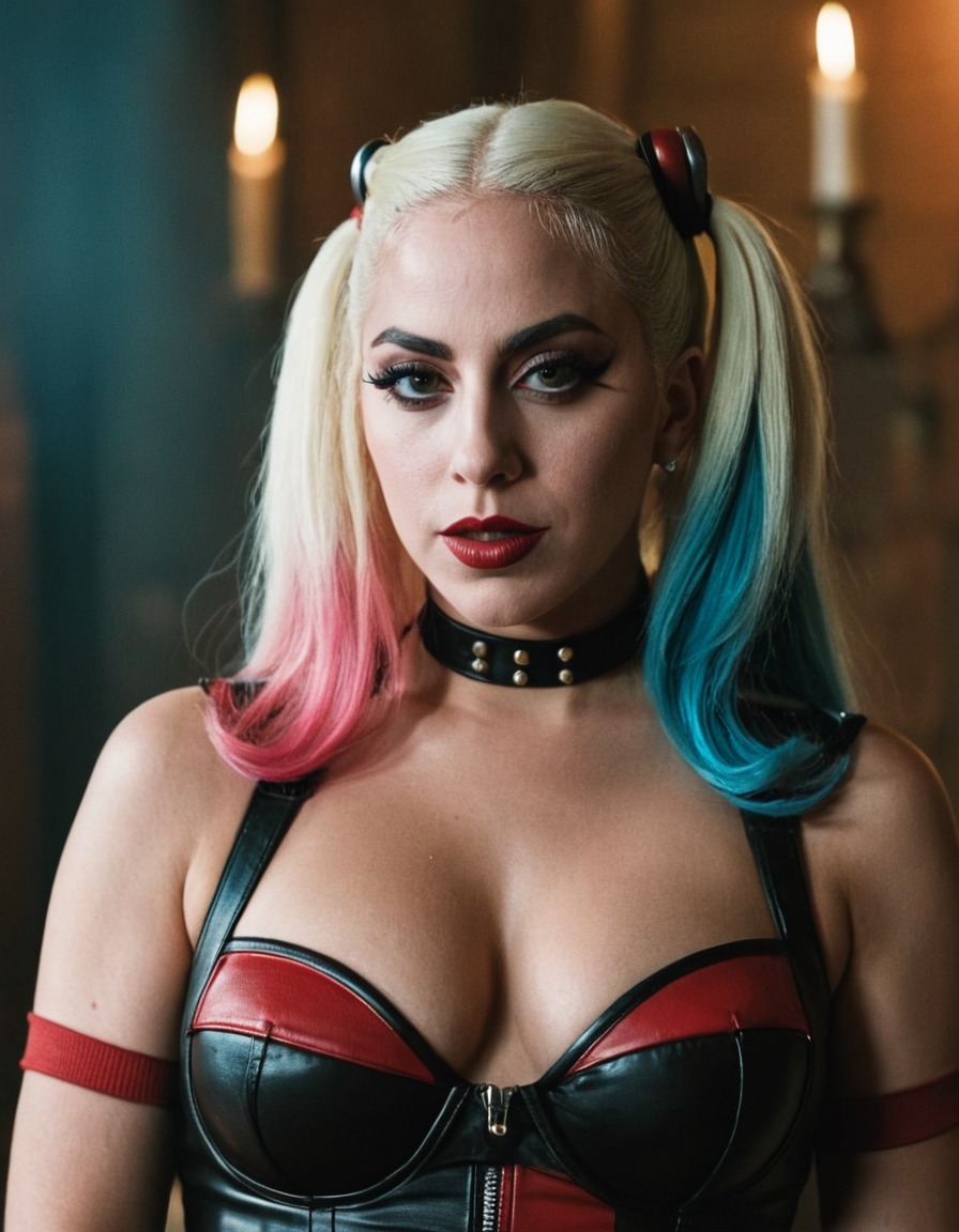 harley quinn, lady gaga, cosplay, villain, fashion, celebrity, dc comics