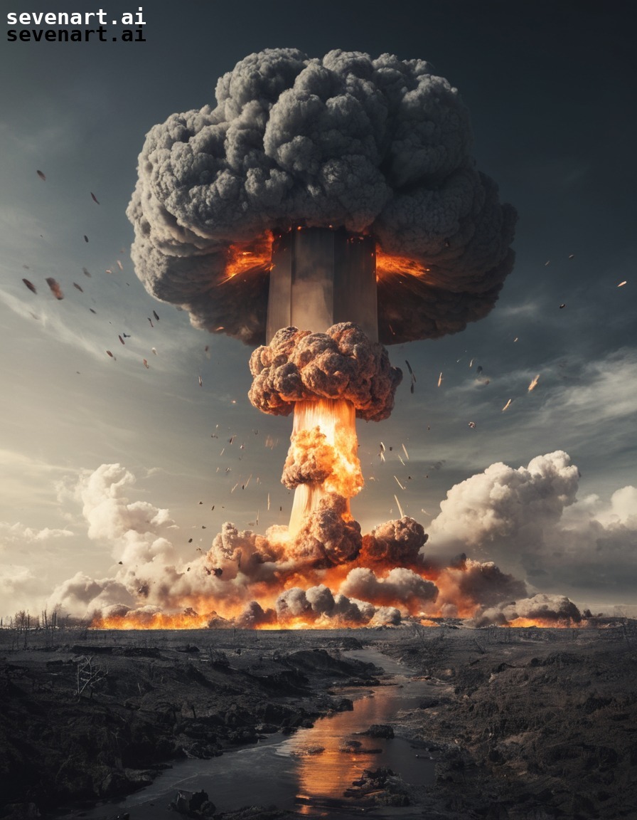 abstract, nuclear explosion, destruction, power, symbolism, nuclear weapon, atomic bomb