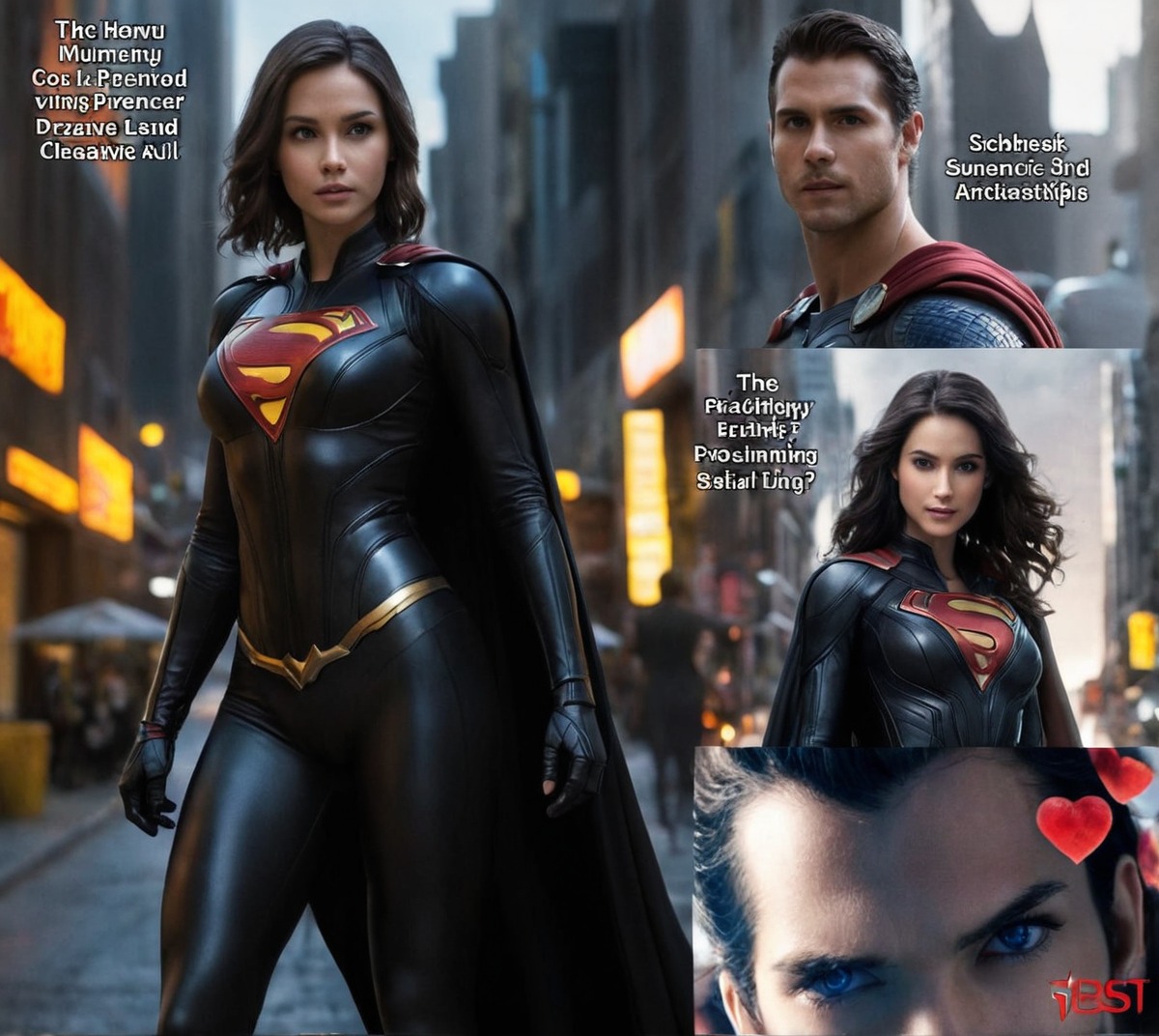 superheroine, superman, alternatereality, alternateuniverse, darkerotica, darkromance, dcu, dcuniverse, fallinginlove, henrycavill, loveatfirstsight, metropolis, occharacter, superwoman, terihatcher, supermanfanart, supermanmanofsteel, henrycavillsuperman, snyderverse, teri_hatcher, 37threalm, ai_generated_art, aigeneratedart