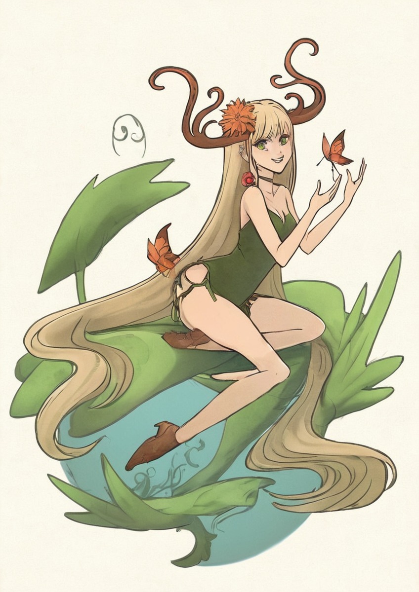 fantasy, satyr, digitalart, fantasyart, fantasycharacter, fantasycreature, illustration, faungirl, satyrgirl