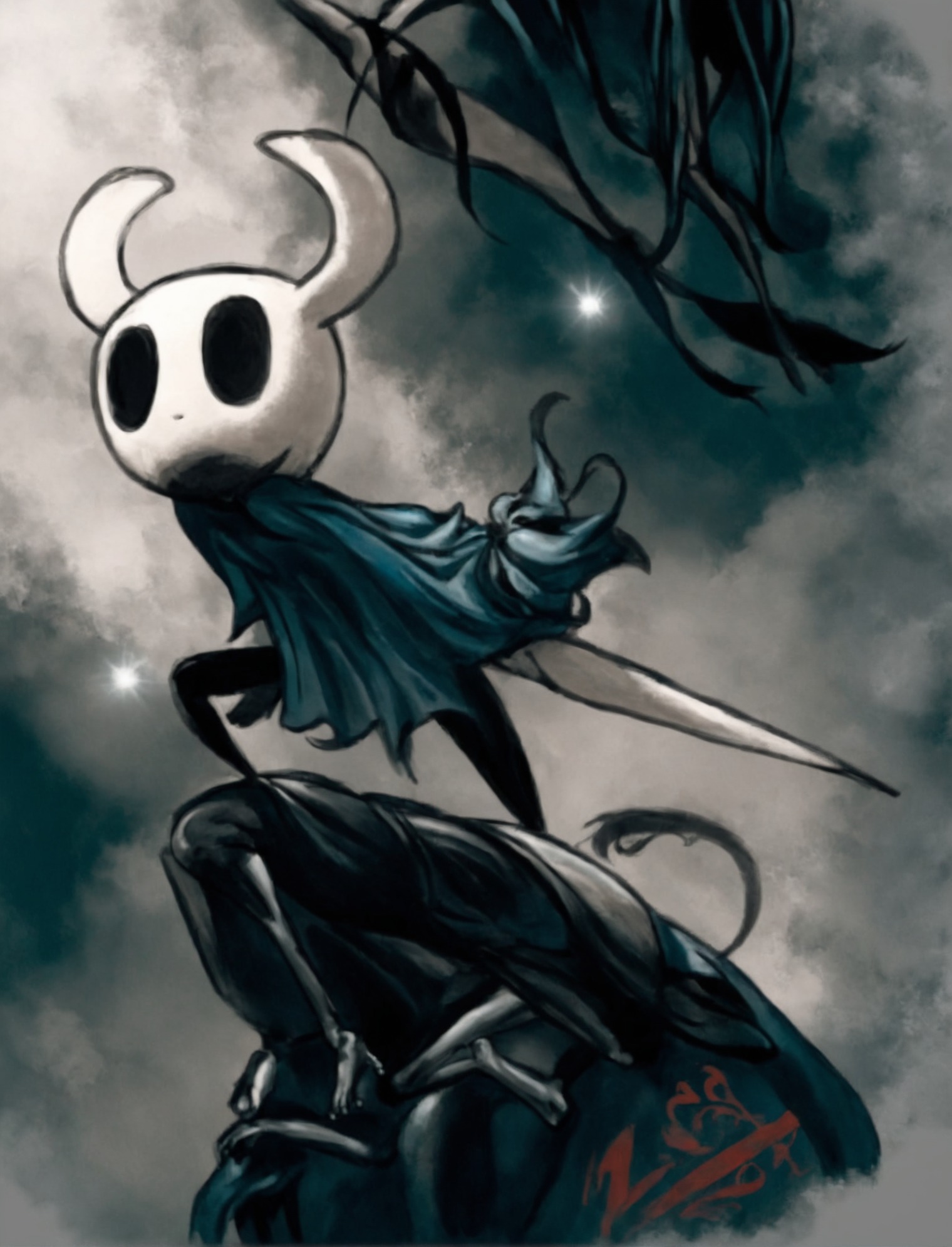 art, artists on tumblr, sketch, hollow knight