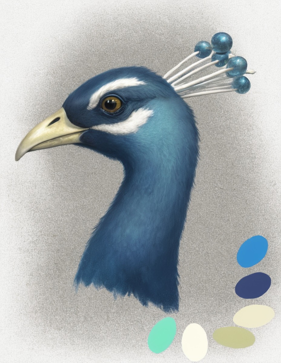 digitalpainting, bird, digitaldrawing, peacock, peacocktutorial