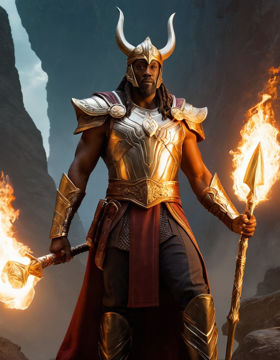 heimdall, norse mythology, epic, god, scene, mythological character