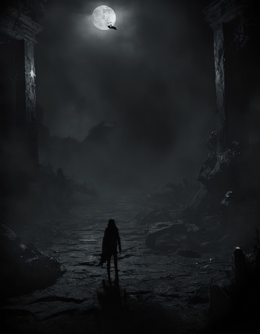 hell, limbo, dark, video game, horror, surreal, underworld