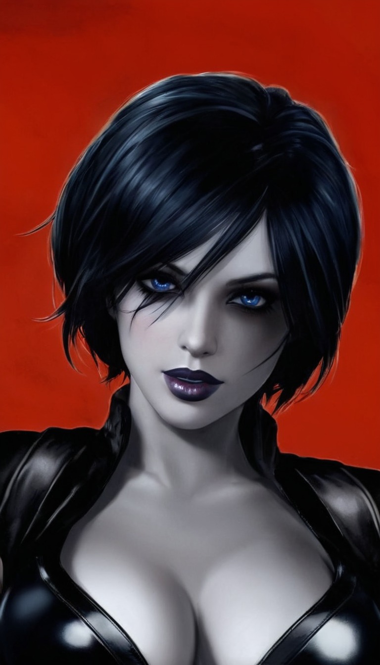 domino, art, art work, illustration, marvel, comic art, drawing, mcu, dc, x men