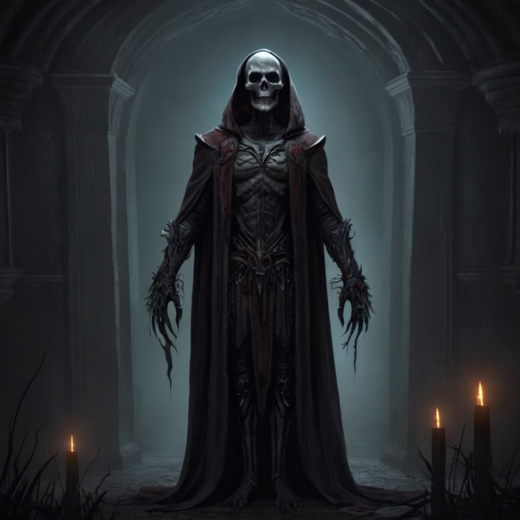 digitalpainting, undead, skull, gothic, horror, magic, characterdesign, digitalart, fantasyart, necromancer, spooky, creepycryptids