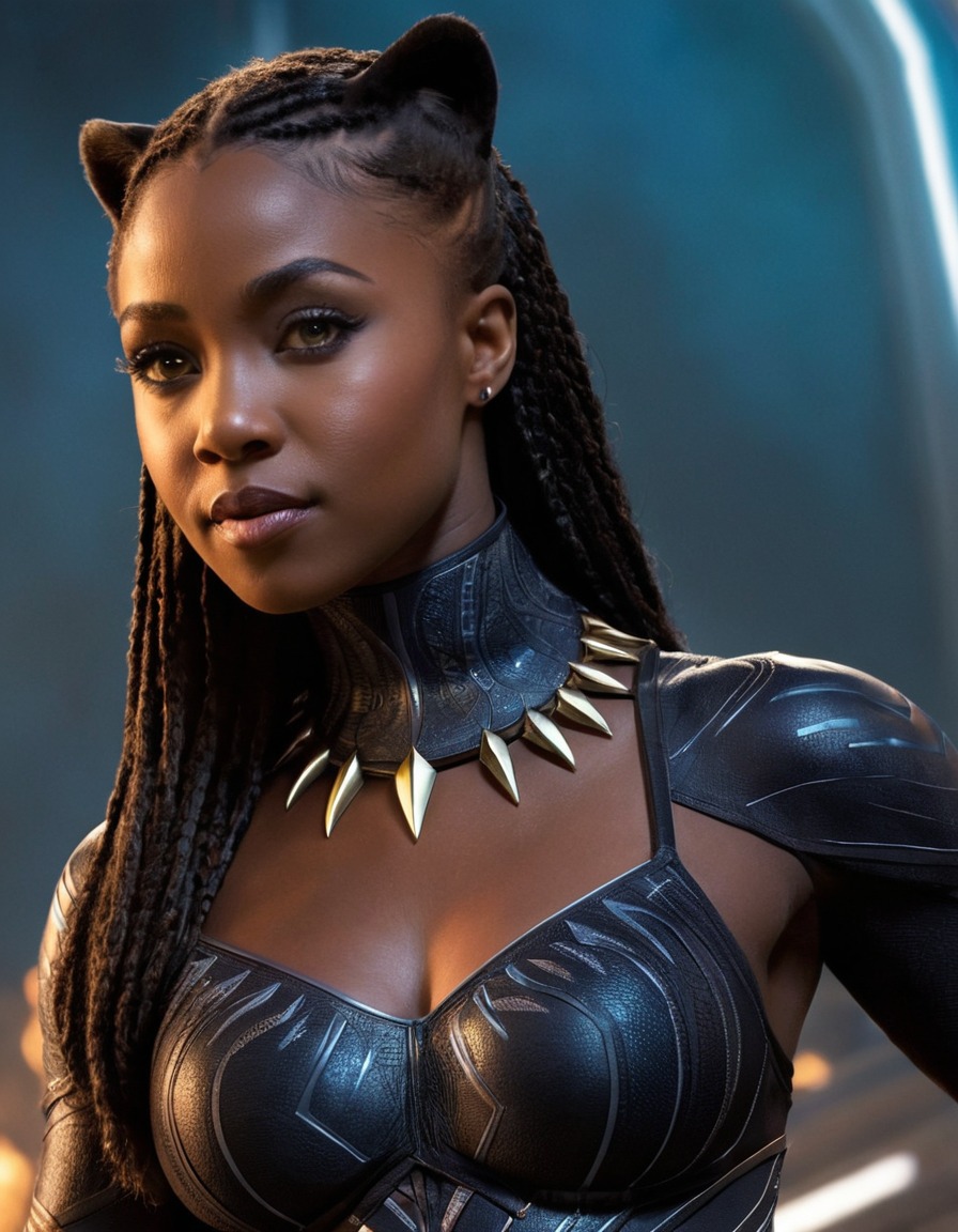 black panther, superhero, marvel, female protagonist, empowerment, feminism, gender equality