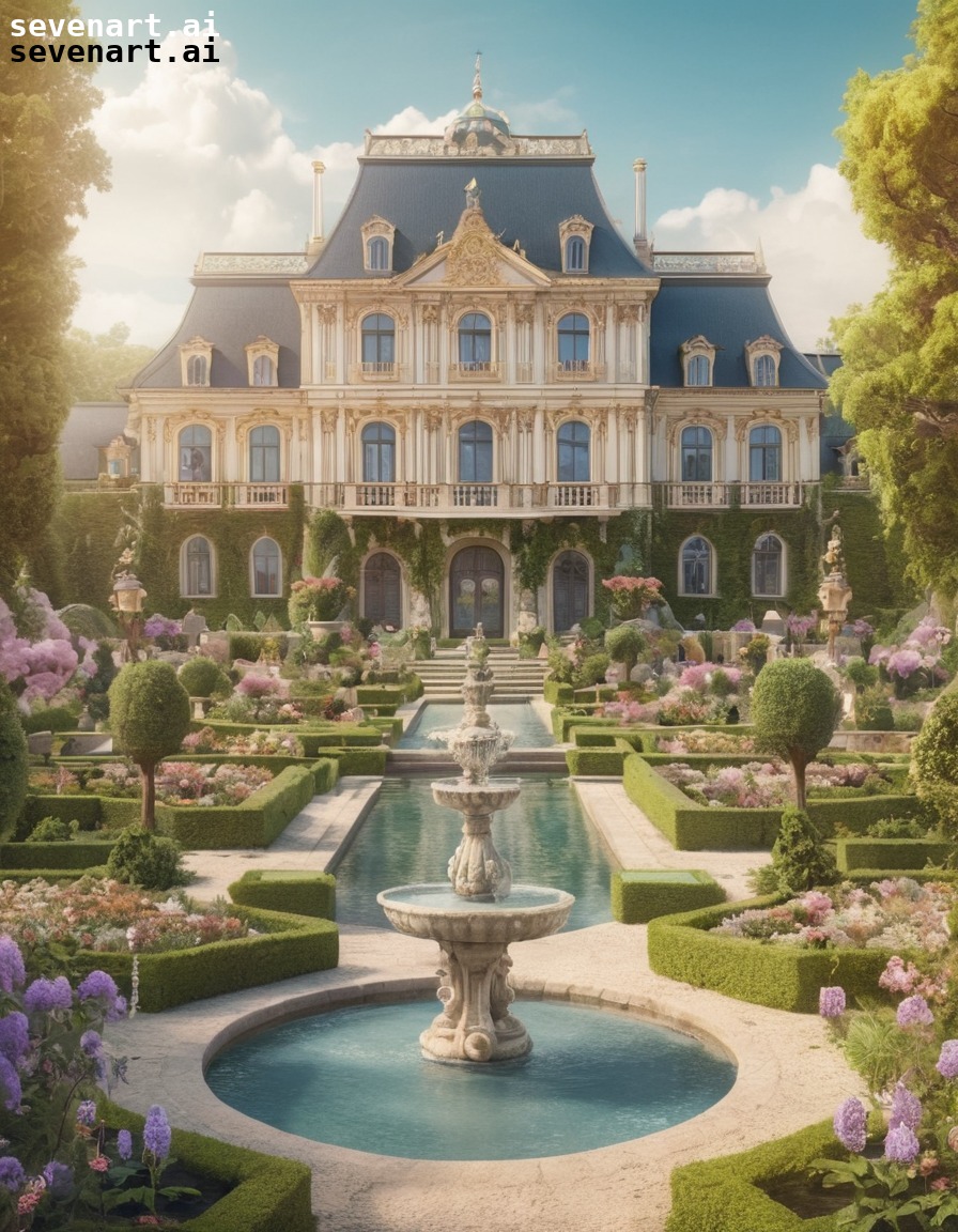 palace, european, gardens, architecture, luxury