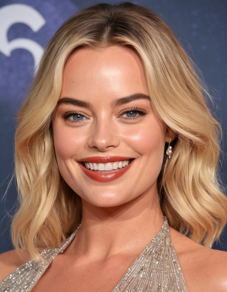 margot robbie, smiling, actress, hollywood, celebrity, beauty, confidence