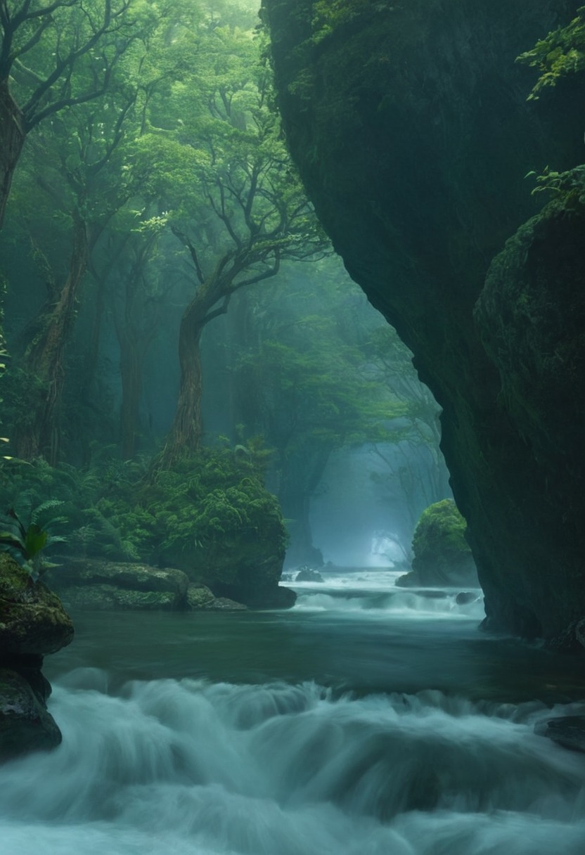 landscape, paradise, waterfall, nature, adventure, explore, travel, travelling, photography, gif, gifs, photographers on tumblr, aesthetic, cottagecore, fairycore, fairy, naturecore