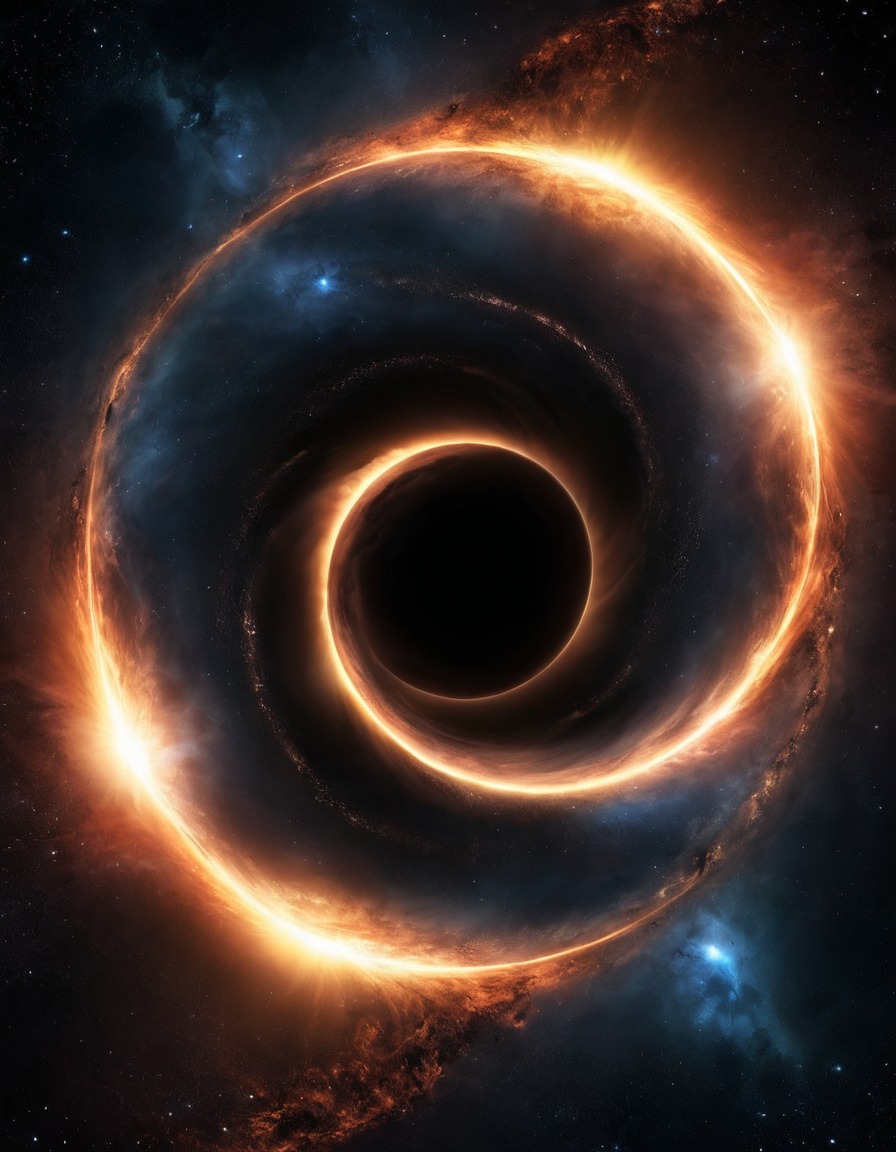 black hole, gravity, space scene, astrophysics, cosmology