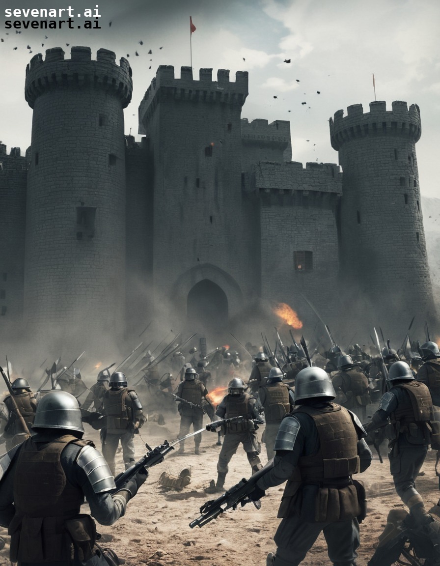 castle, siege, soldiers, defense, rivalry, middle ages