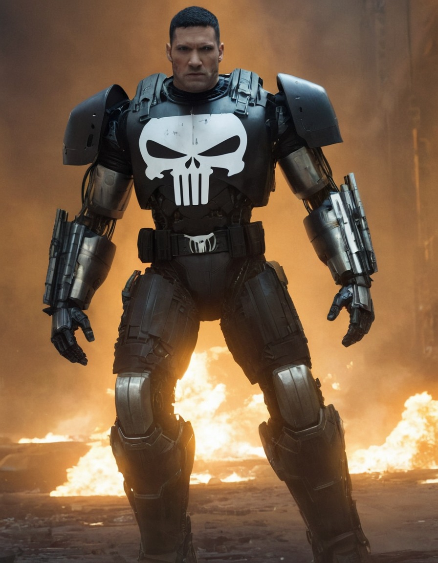 the punisher, robot, marvel, cybernetics, artificial intelligence