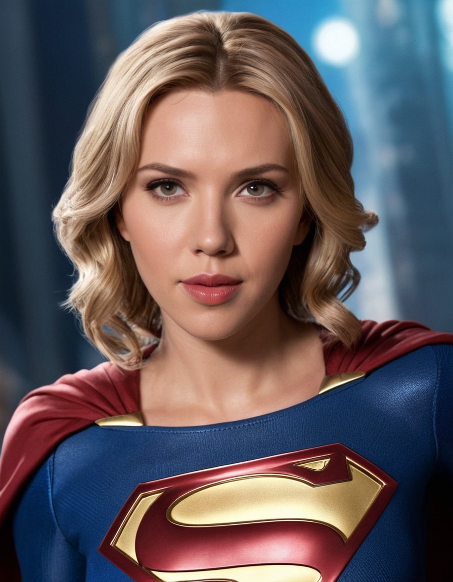 scarlett johansson, supergirl, actress, superhero, action, character, marvel