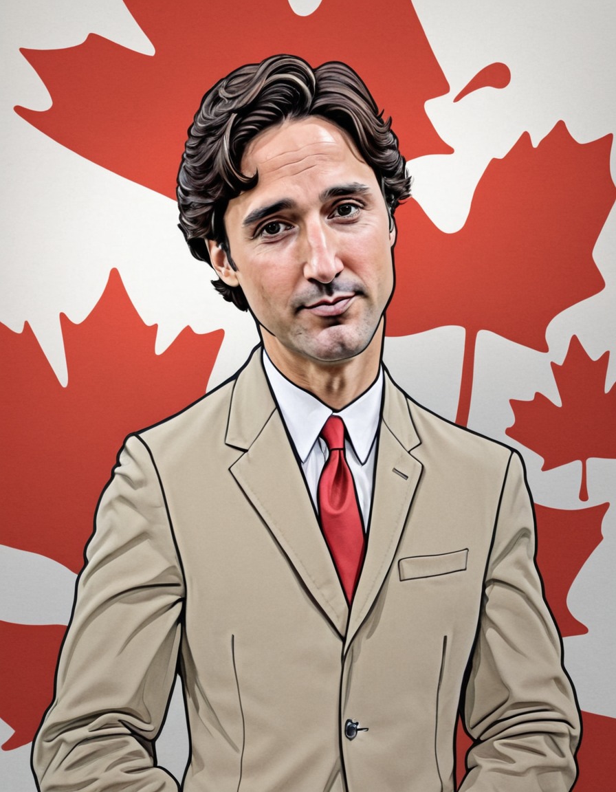 justin trudeau, satire, caricature, political, humor, politics