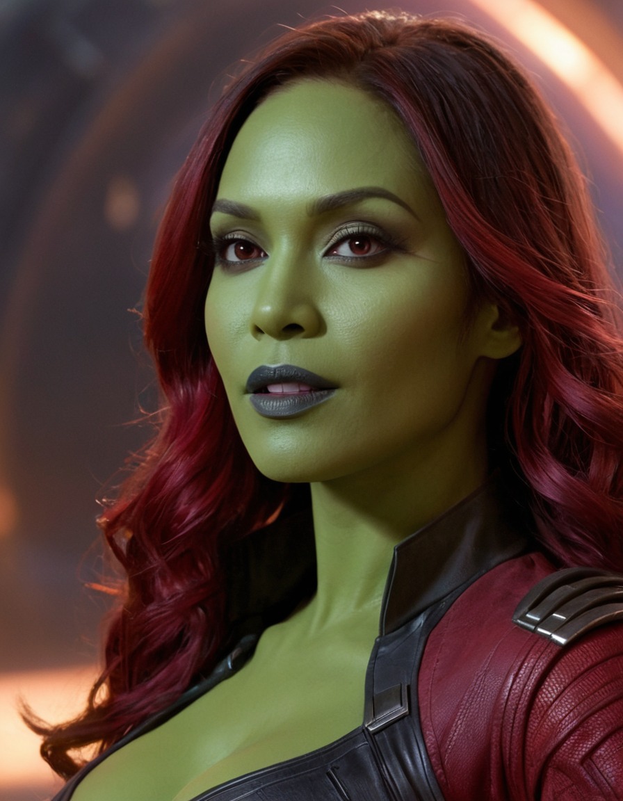 gamora, guardians of the galaxy, marvel, fictional character, beauty, strong female character