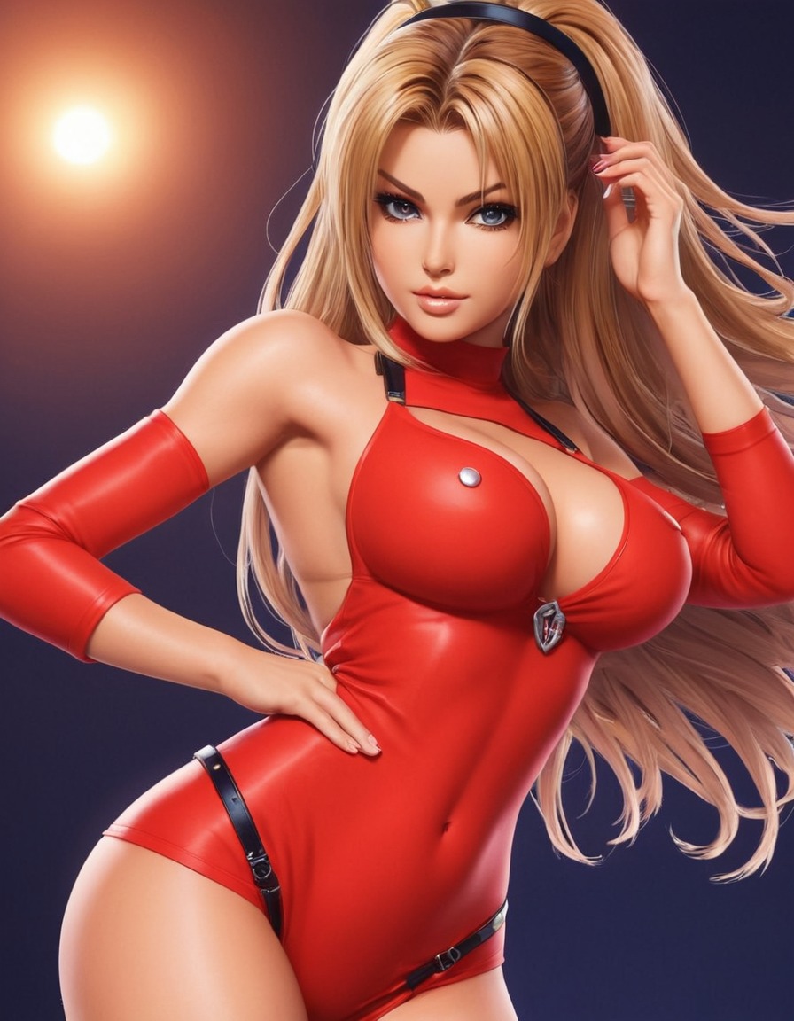 carmen electra, anime, celebrity, reimagined, character design, illustration, pop culture