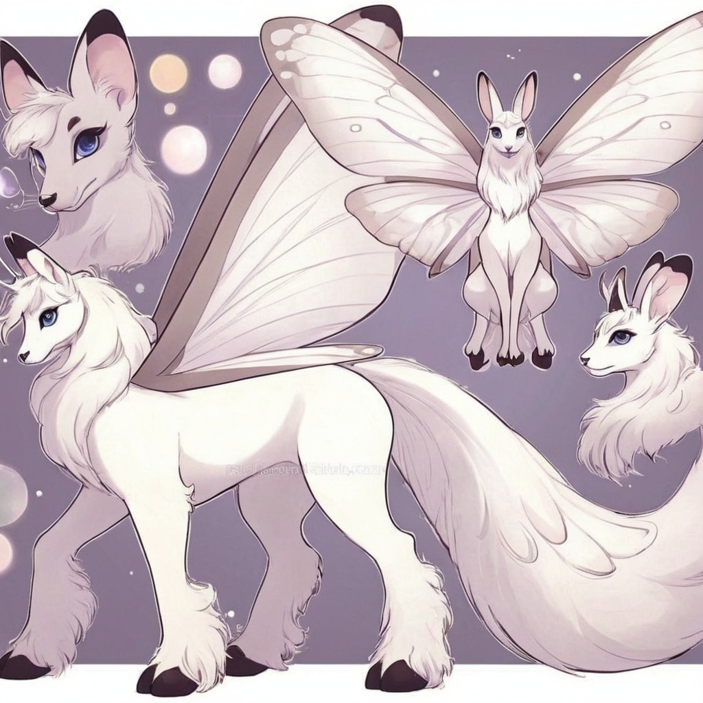 adoptable, referencesheet, sale, hybrid, adoptablesopen, fluffy, digitalart, characterdesign, creature, originalcharacter