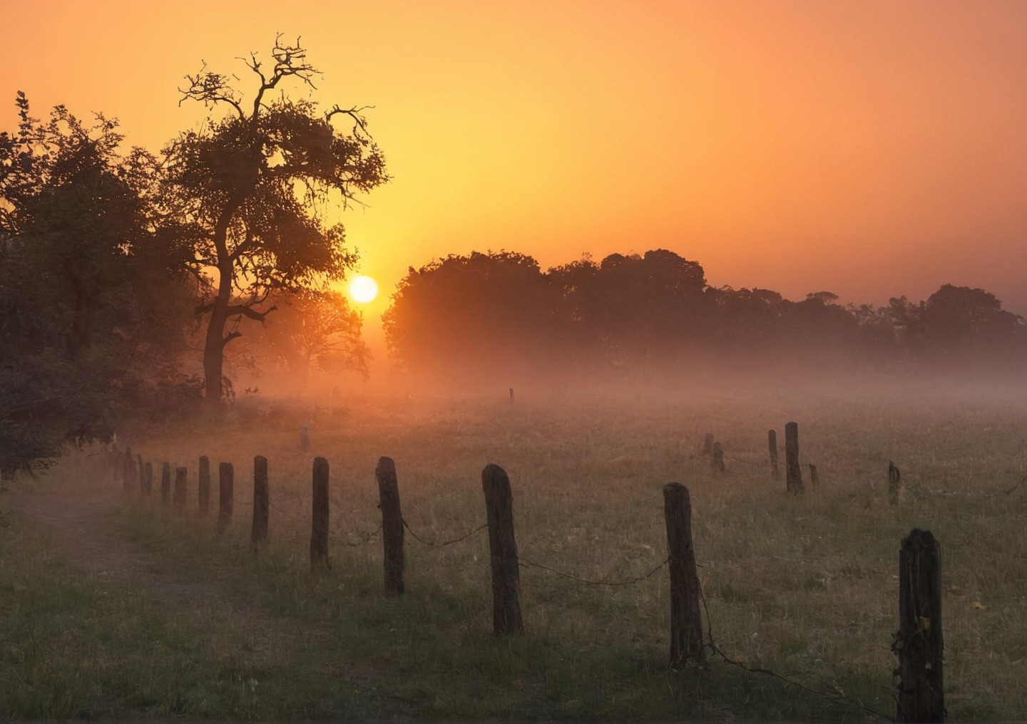 germany, farm, sunrise, horses, sheep, golden light, nature, sunrays