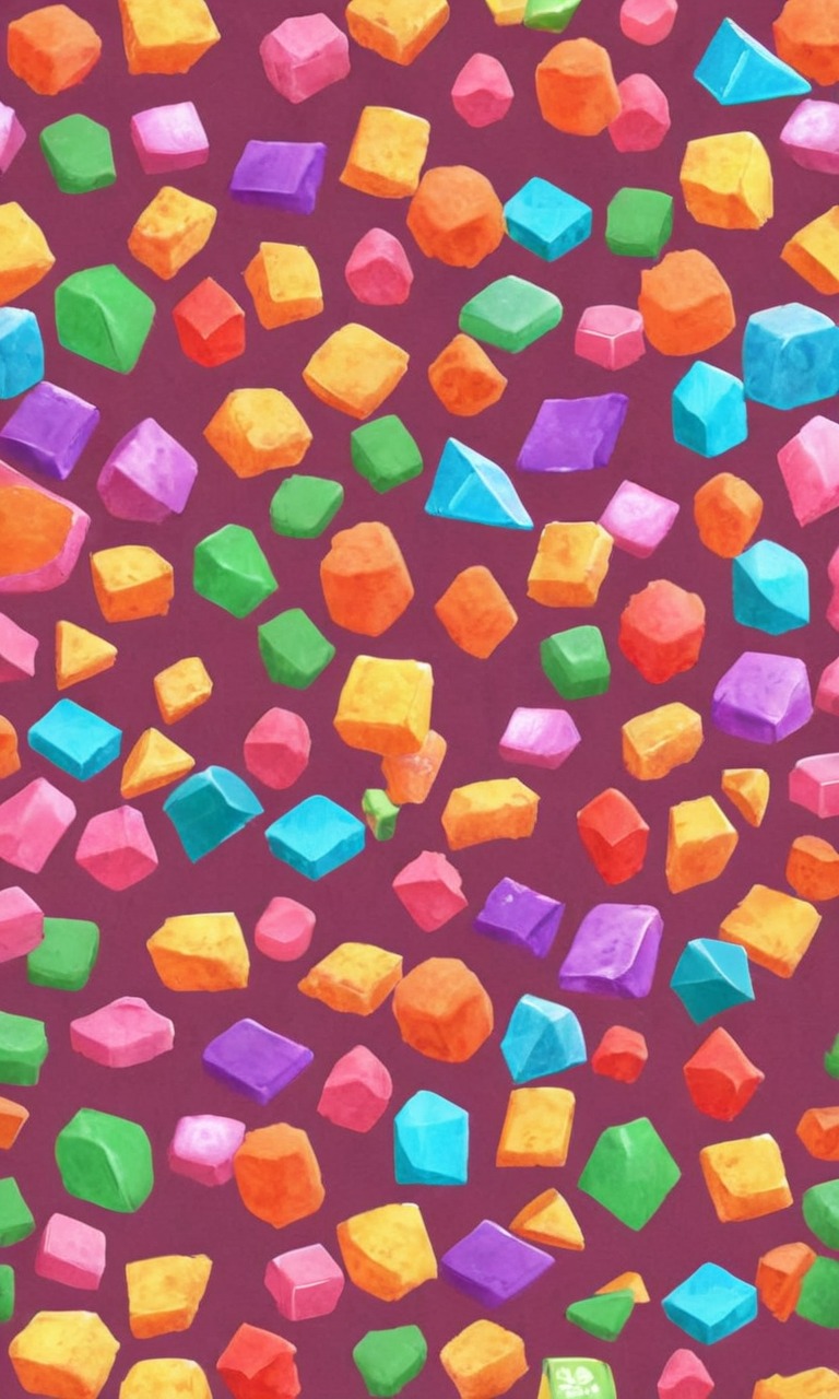 wallpaper, candy, pixelated, sweets