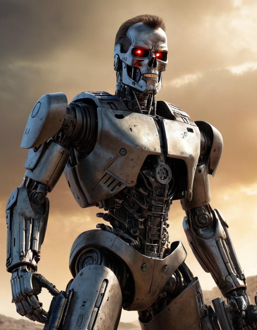 terminator, t-800, robot, sci-fi, action, robots, games, movies