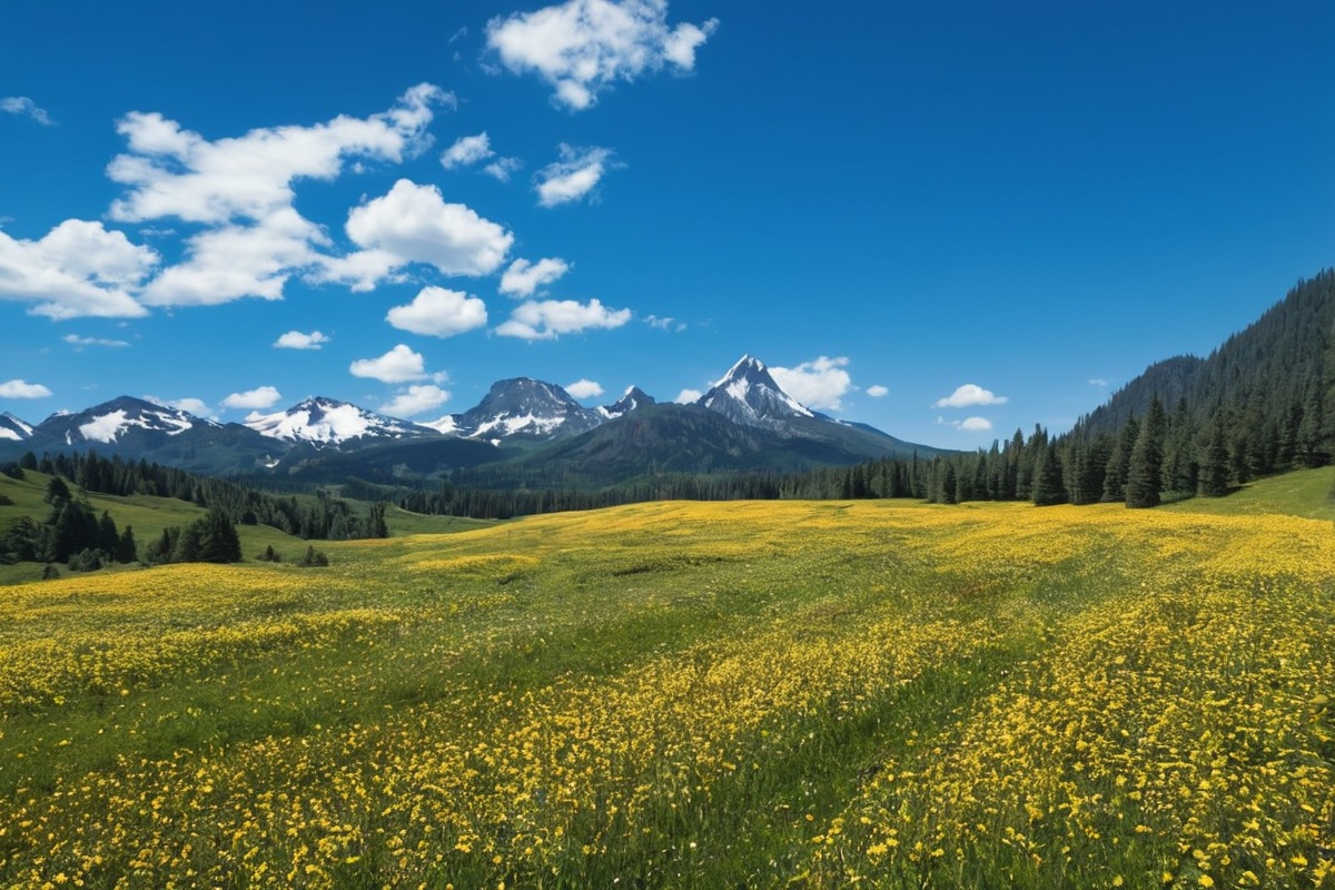 field, flower, path, sky, switzerland