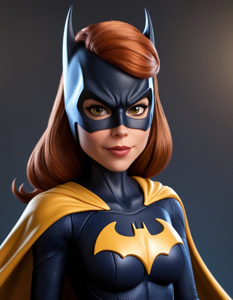 fun, batgirl (dc comics), dc comics, caricature