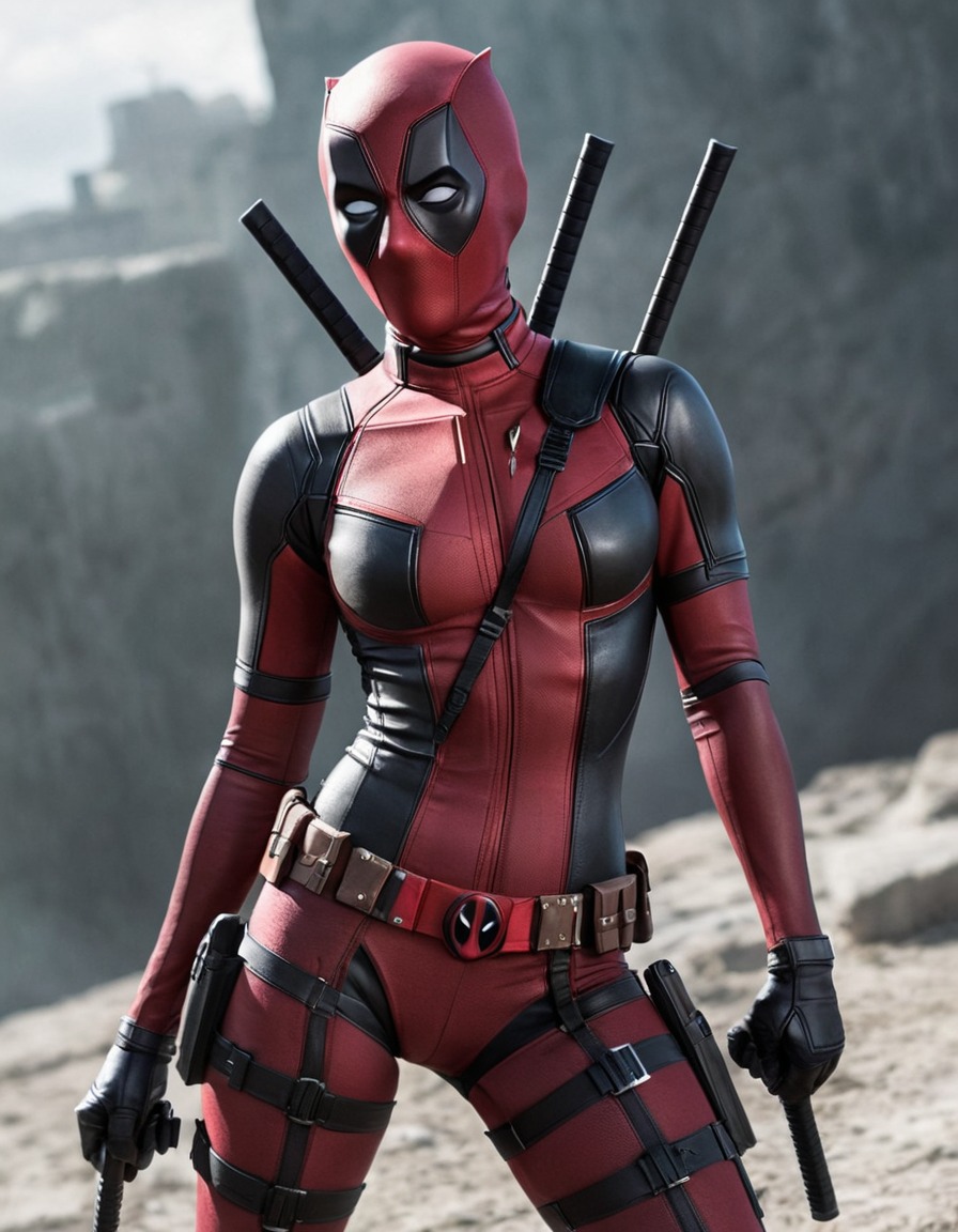 deadpool, gender swap, female superhero, marvel comics, anti-hero, satire, superheroine