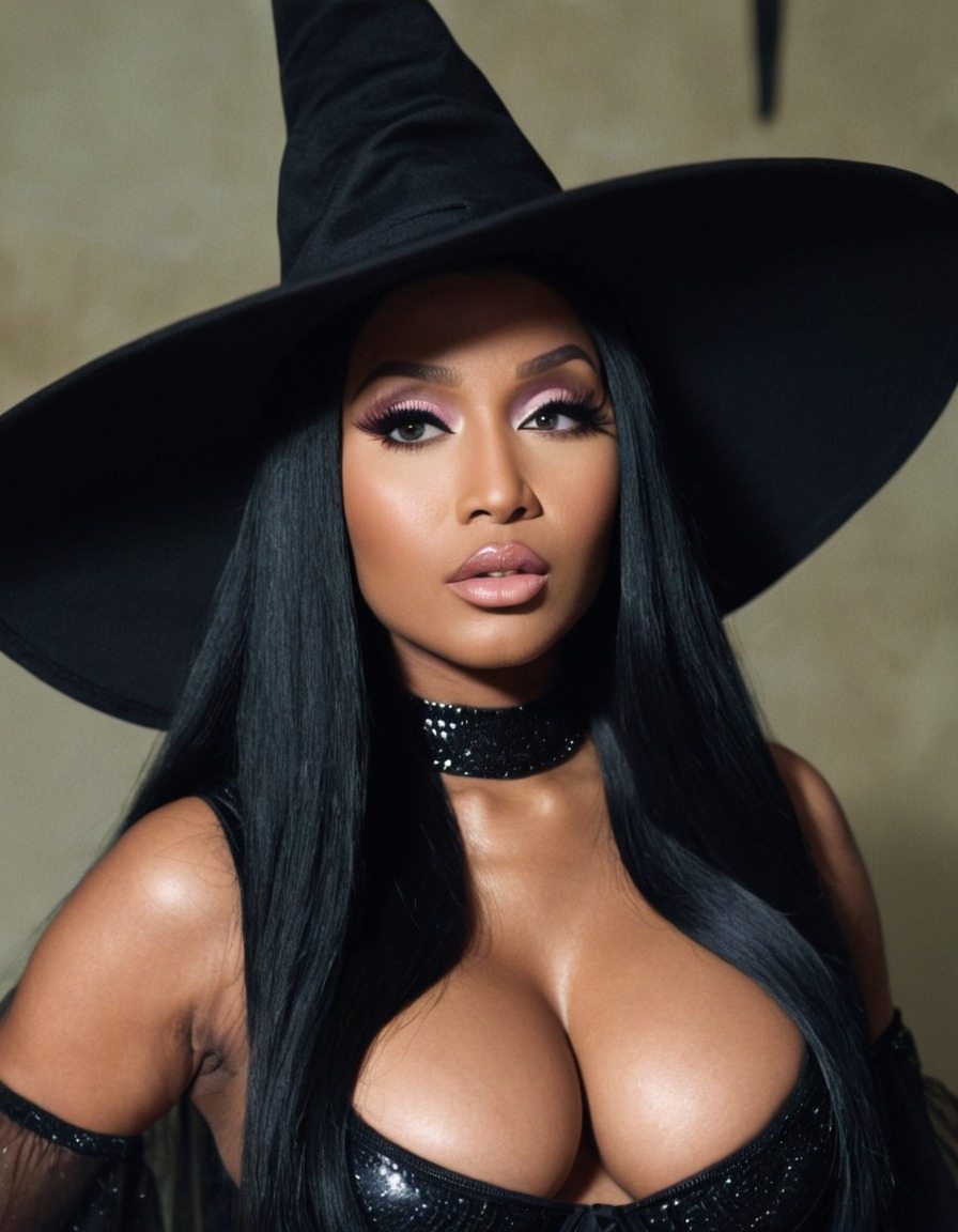 nicki minaj, witch, rapper, music artist, female artist, pop culture, hip hop