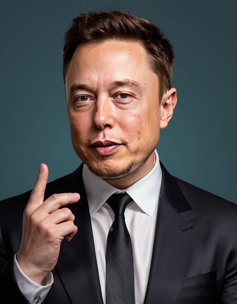 elon musk, humor, art, portrait, funny, celebrity, painting