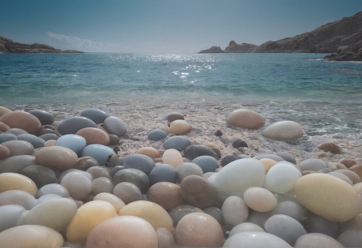 traditionalart, sea, beach, dunoon, pastels, pebblebeach, pebbles, scotland, shoreline