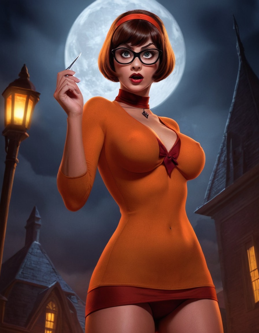 velma dinkley, scooby-doo, vampire, mystery-solving, supernatural, transformation, fictional character