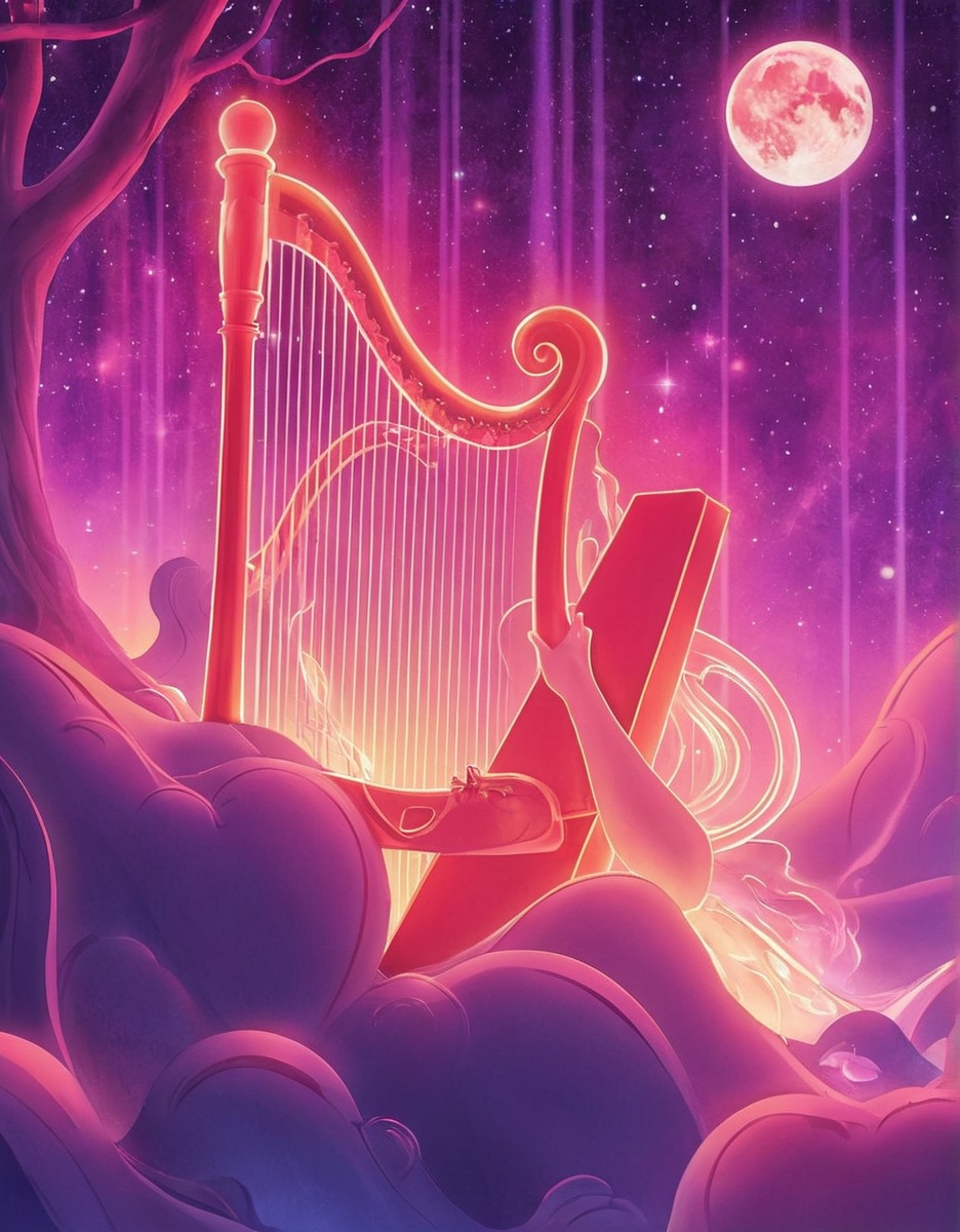 digitalart, scifi, wallpaper, surreal, space, vaporwave, characterdesign, creativecommons, harp, moon, moonlight, moonnight, pink, artificialbeauty, aiartist, aiart, disabledartist, copyright_free, artificialintelligenceart, aiartwork, ai_artwork, aiartcommunity, ai_artworks, aiartgenerator, ai_art_gallery, artificial_intelligence_art, aiartcomunity, artificialintelligenceartwork, artificialcreativity