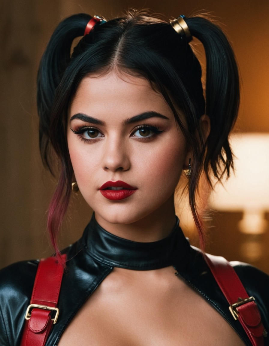 harley quinn, selena gomez, dc comics, superhero, modern, iconic character, casting