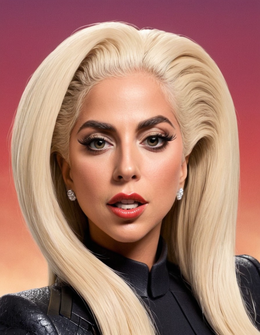 lady gaga, funny, caricature, singer, musician, entertainment, pop culture