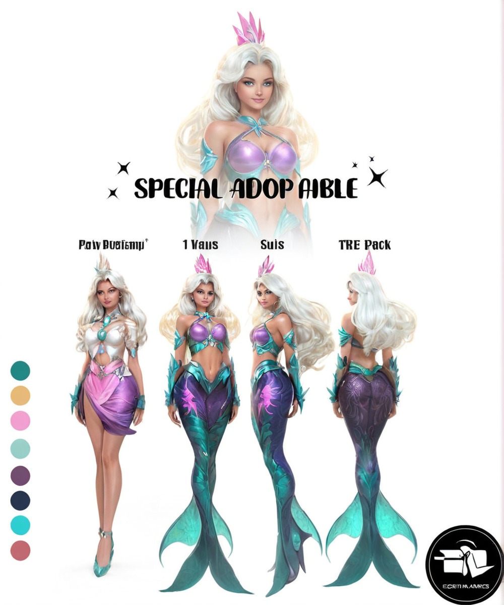 characterdesign, adoptable, adoptablesopen, fantasycharacter, characterconcept, adoptableauction, sale, digitalart, originalcharacter, mermaid, digitalpainting