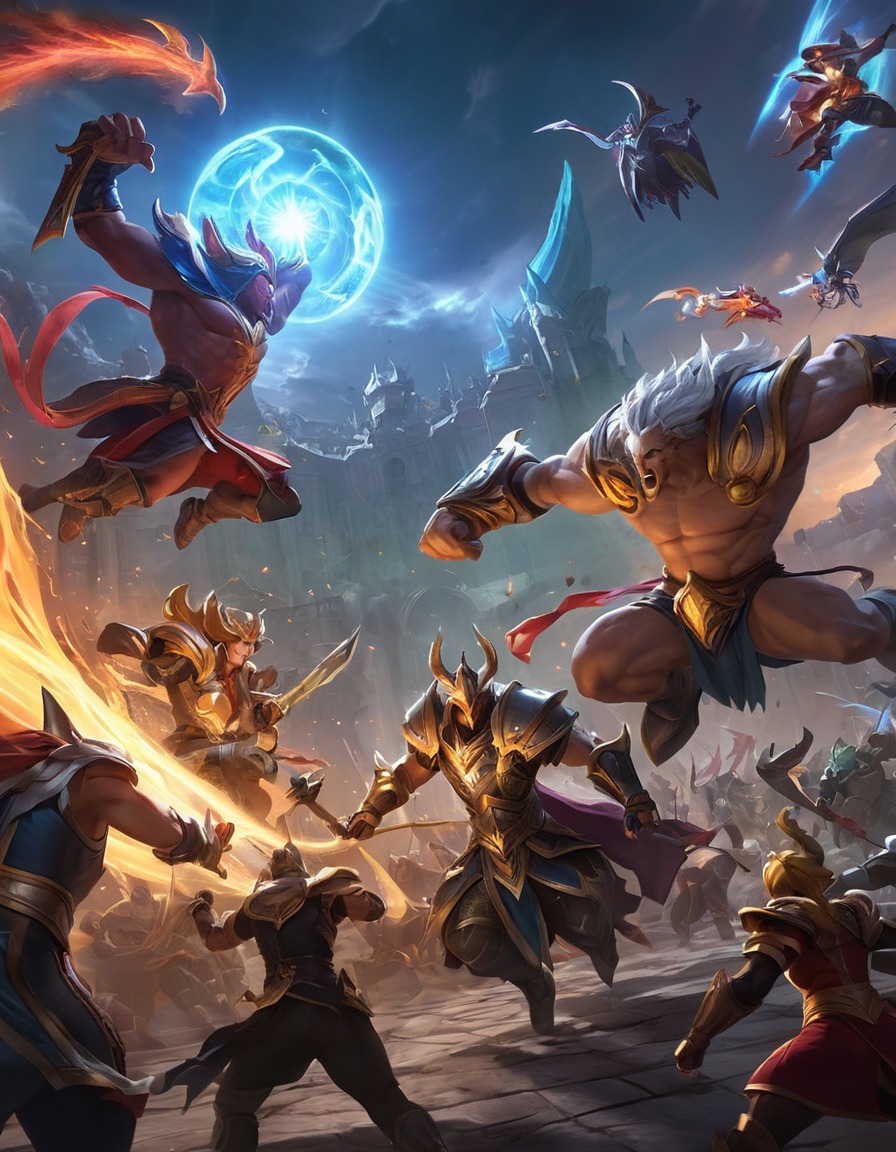 league of legends, champions, epic battle, fantasy, videogame, gaming, computer games