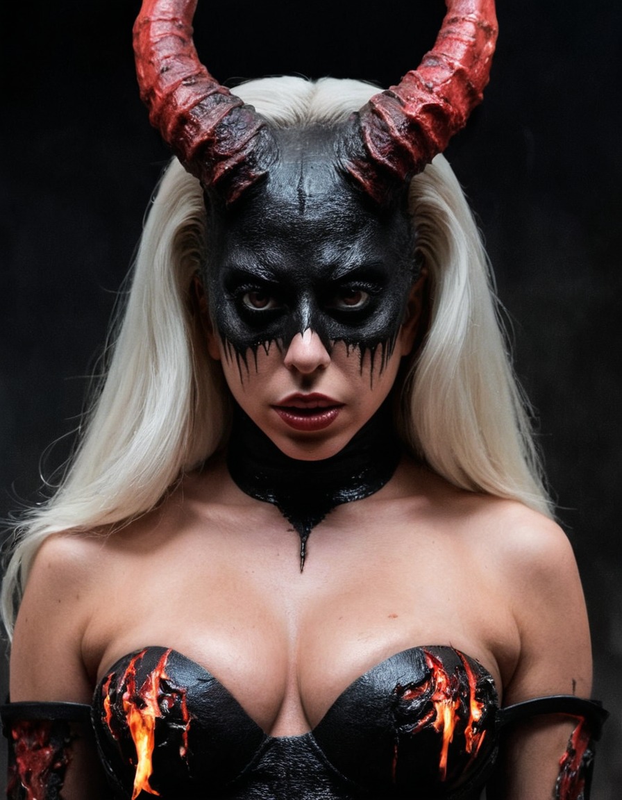 lady gaga, demon, hell, celebrity, musician, pop culture