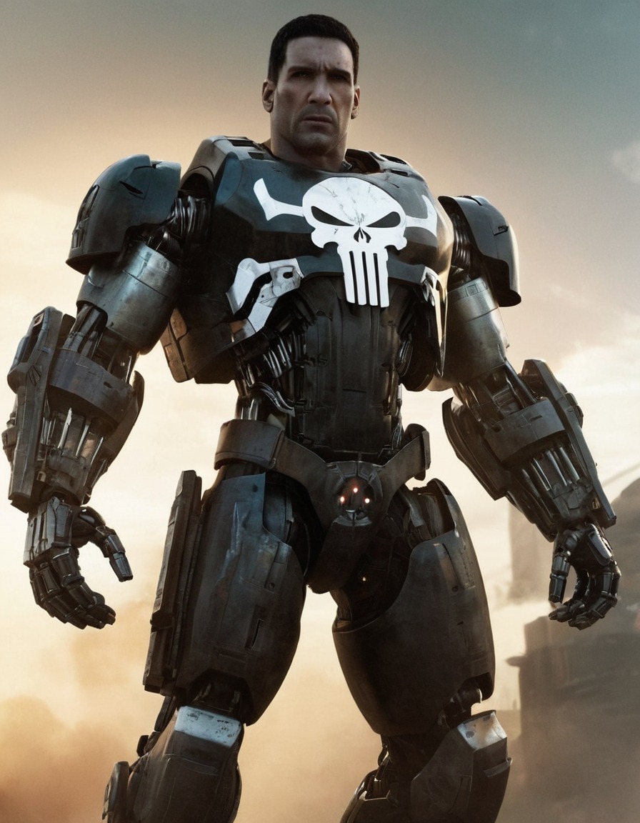 the punisher, robot, marvel, cybernetics, artificial intelligence