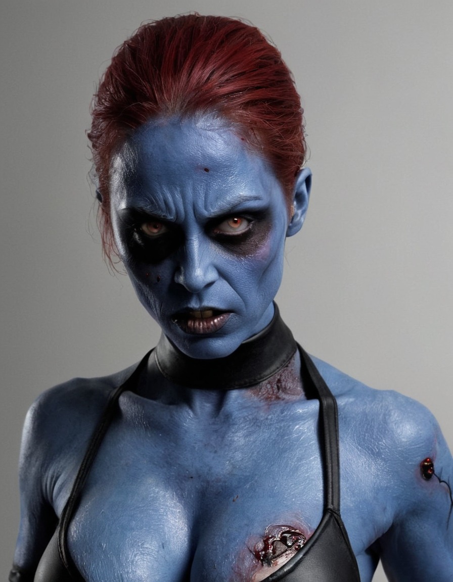 zombie, mystique (x-men), fictional character, undead, marvel comics, supernatural, superpowers